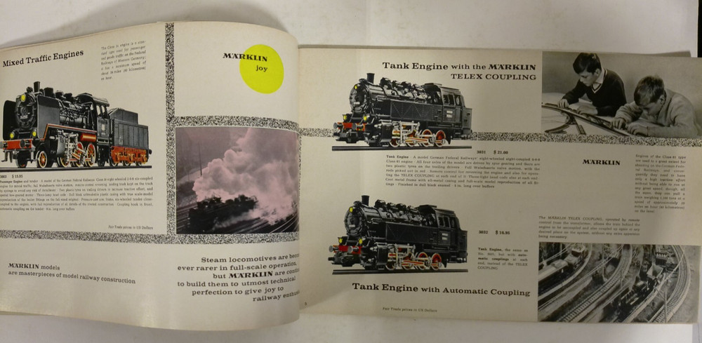 Vintage Marklin 1966/67 Catalog