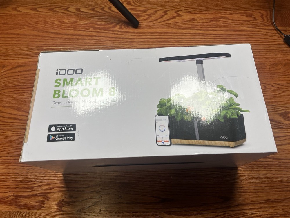 IDoo 8 Smart Bloom Ahopegarden hydroponic grow system indoor