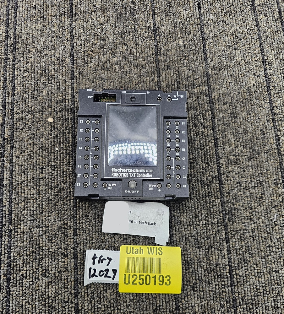 FISCHERTECHNIK: Robotics TXT Controller / Control Unit with Micro SD card slot