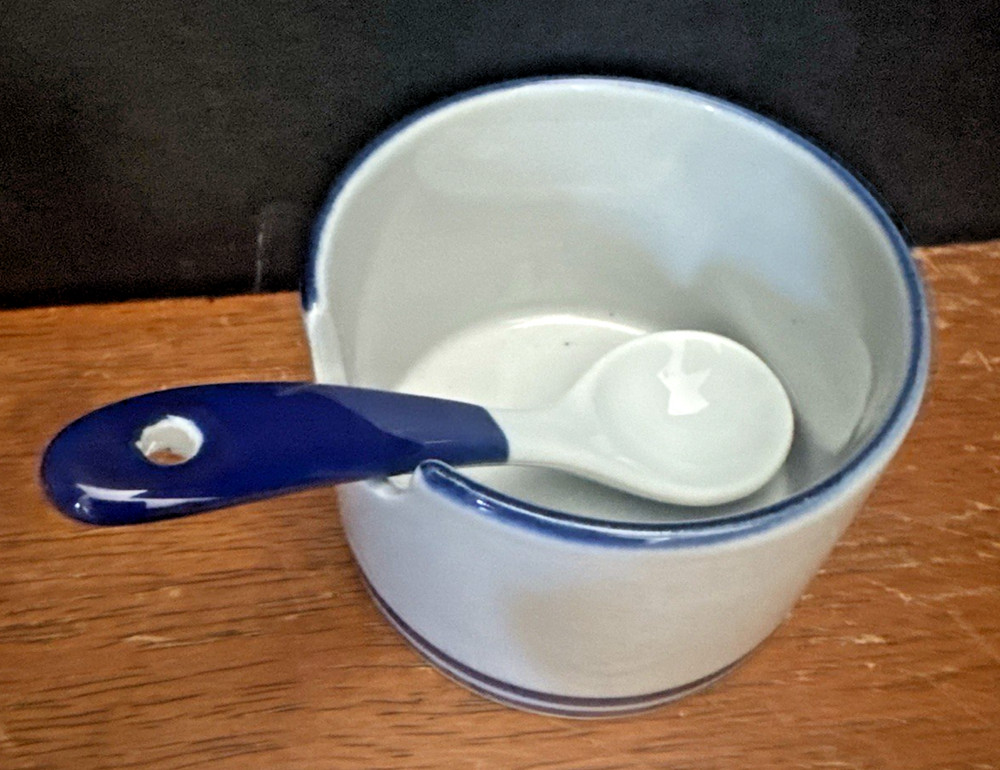 Dansk NR Japan Stoneware Condiment Jar 3.5"