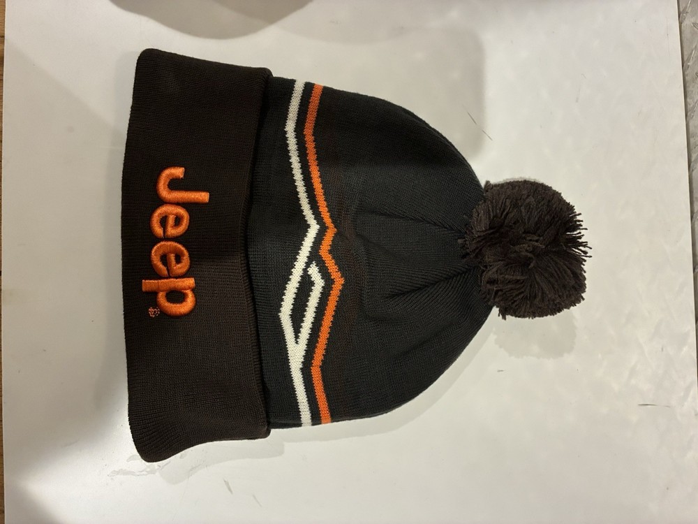 JEEP BEANIE CAP/HAT BROWN