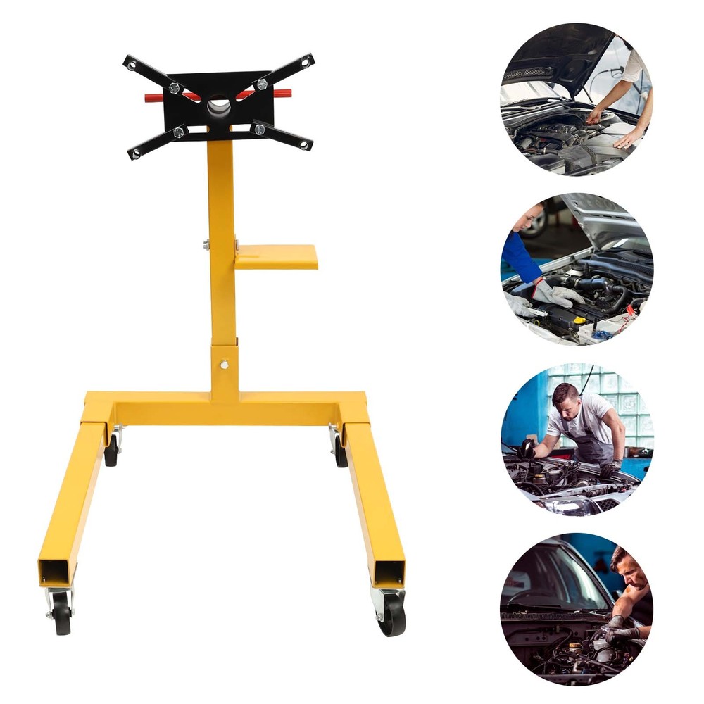 567kg/1250lbs Rotating Engine Stand Motor Rotating Lifting Mount Assembly 360°
