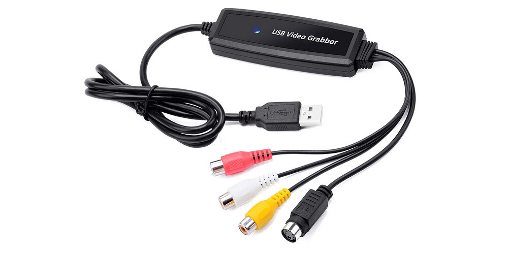 Easy Plug-N-Play S-Video RCA Video Digitizer For PC DVR Adapter
