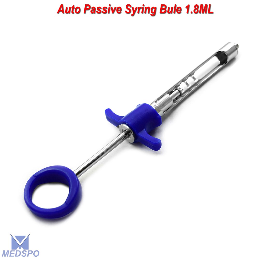 Dental Auto Passive Laboratory Anesthesia Syringe Self Aspirating Instruments