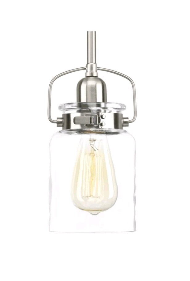 Progress Lighting P500055 Brushed Nickel Calhoun Single Light 5"