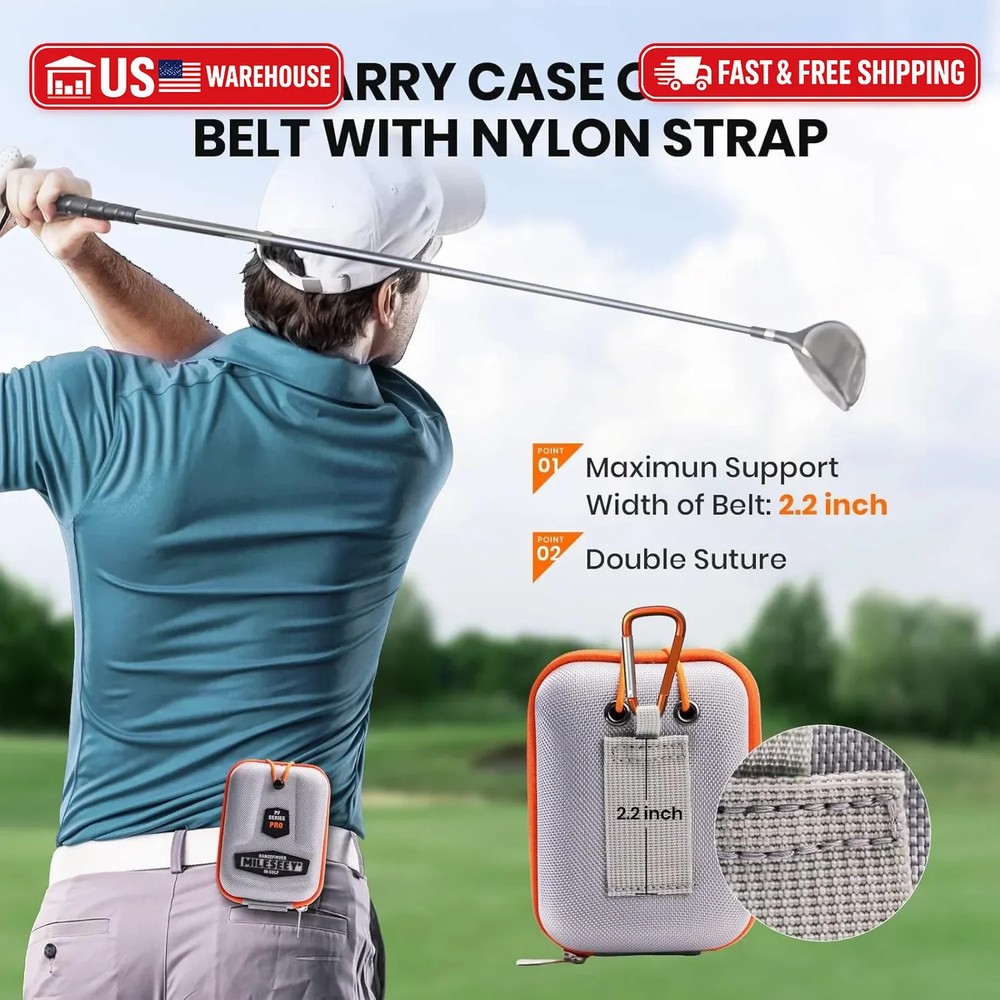 MiLESEEY Golf Rangefinder Hard Shell Case - Universal Range Finder Case Box - EV