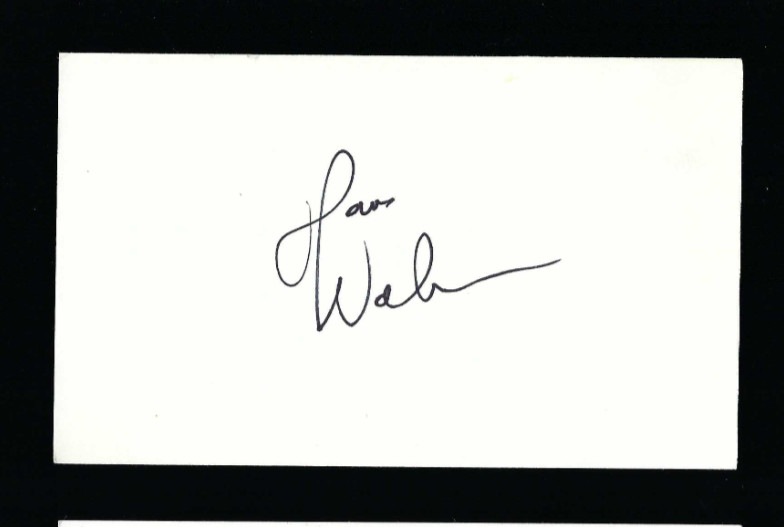 Dave Walker signed 3x5 card Shuttle NASA Shuttle Astronaut