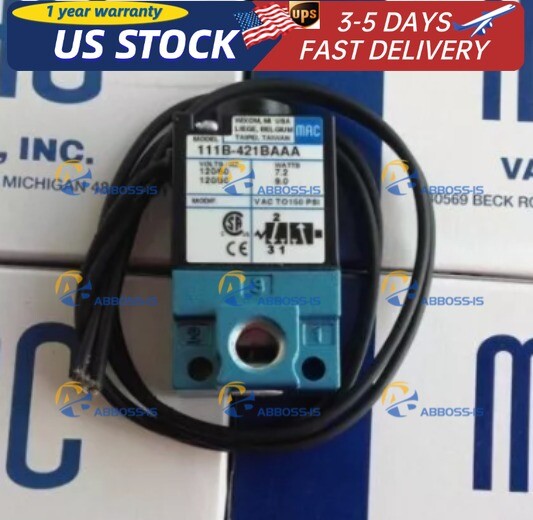 1PCS New Original MAC 111B-421BAAA Solenoid Valve