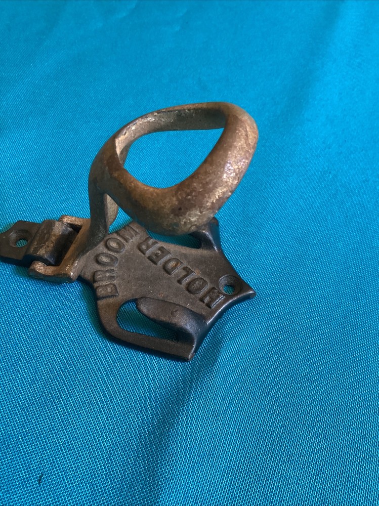 Vintage Iron Antique Broom Holder