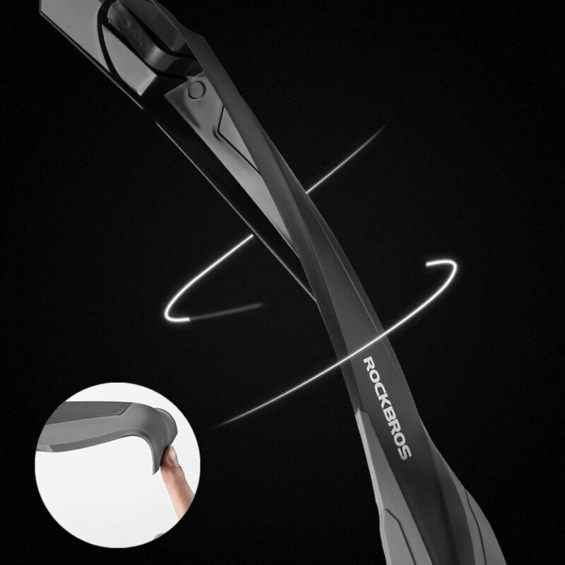 Rockbros Bicycle Mudguard Rubber Elasticity Adjustable Front Rear Bicycle Part