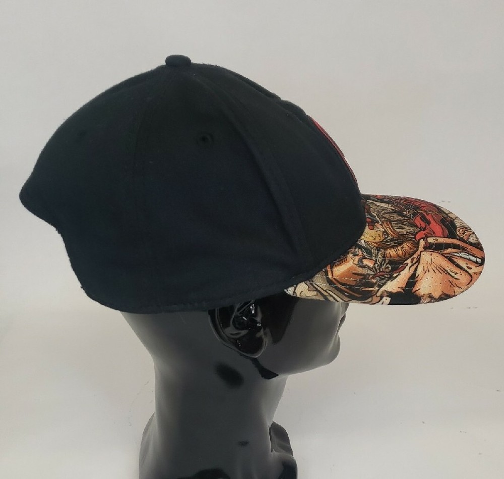 Marvel Comic Deadpool cap sublimated bill structured adjustable snap back