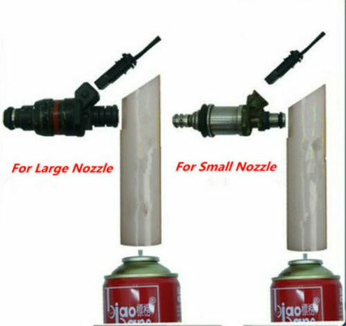 Universal Auto Fuel Injector Flush Cleaner Adapter Cleaning Tool Set