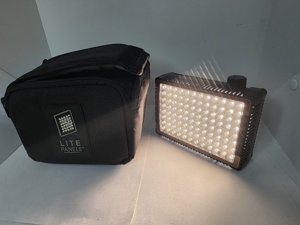 Litepanels MicroPro 058386 LED Camera Light Lite Panels Micro Pro with case