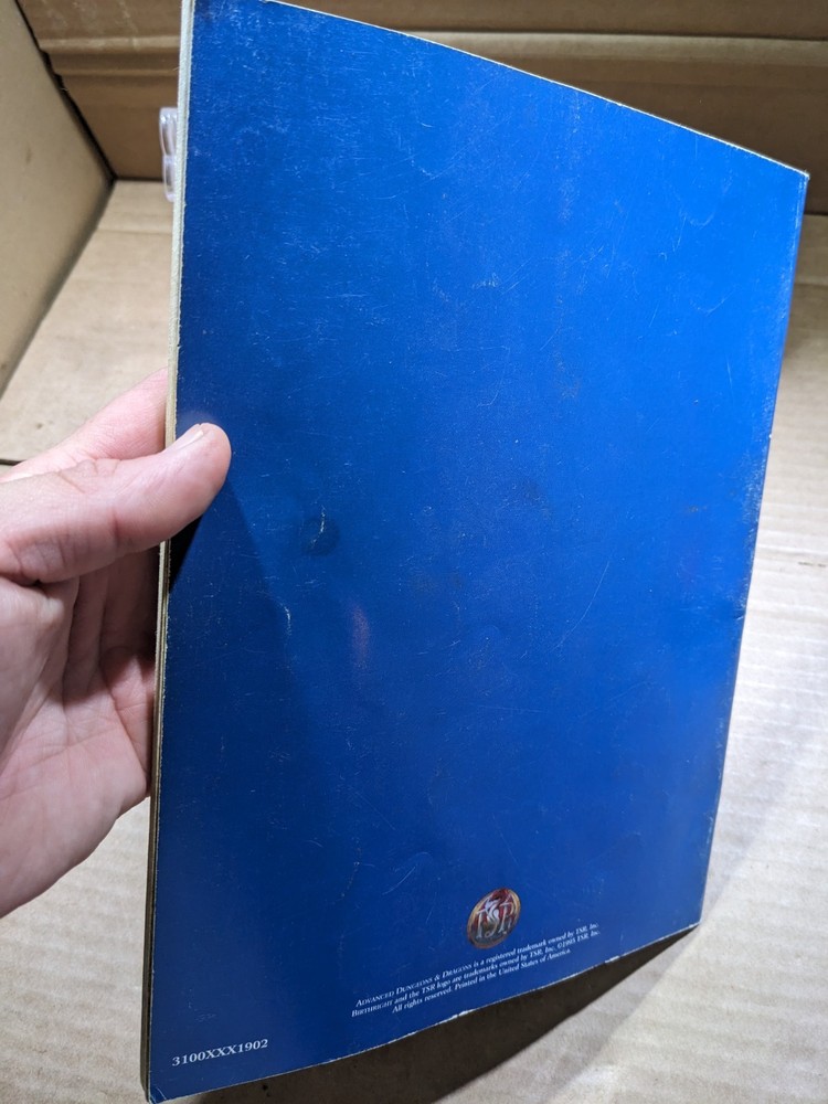 Advanced Dungeons & Dragons Campaign Setting Birthright Rulebook