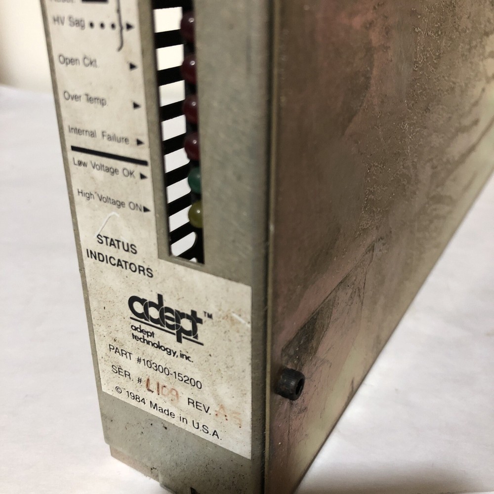 ADEPT 10300-15200 REV.AF REV. AD SERVO AMPLIFIER CONTROL MODULE, TYPE-A,FB