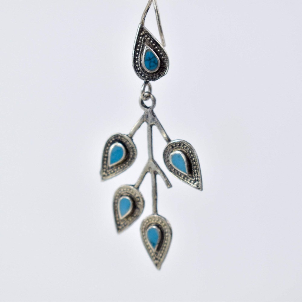 Silver Turquoise Earrings