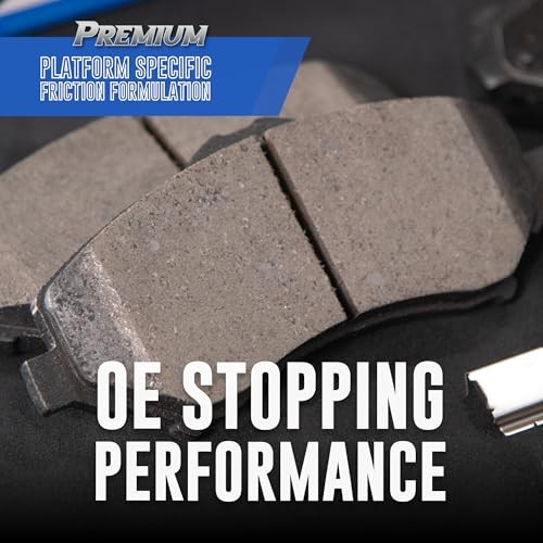 Premium Ceramic Front Brake Pads for Select Models Chrysler SBC866