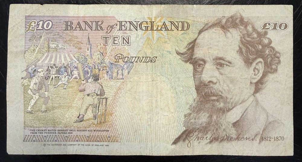Old Ten £10 Pound Note Good Condition