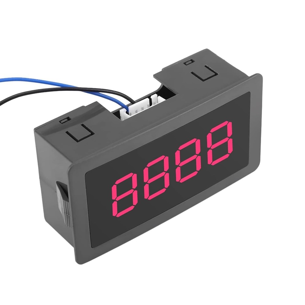 Multi-Color LED Digital Counter with 4-Digit Display and Anti-Interference