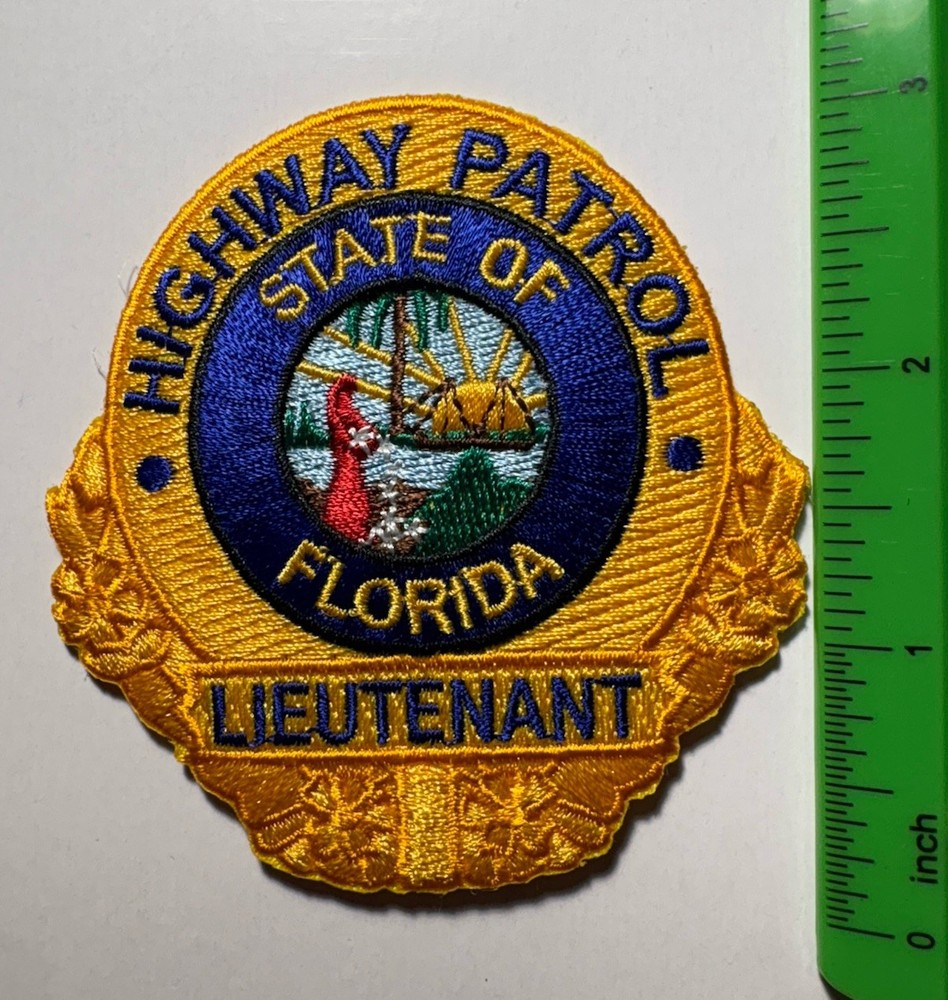 Florida Highway Patrol Lieutenant Patch