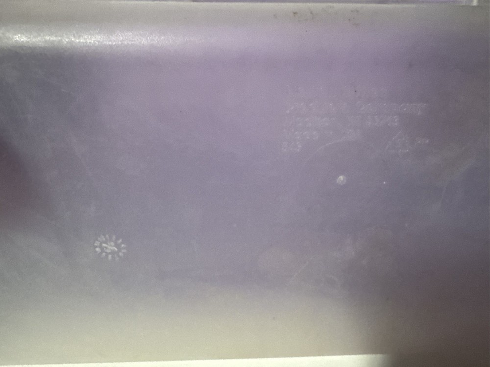 90’s Spacemaker 13” Long Purple Plastic Pencil Box Case