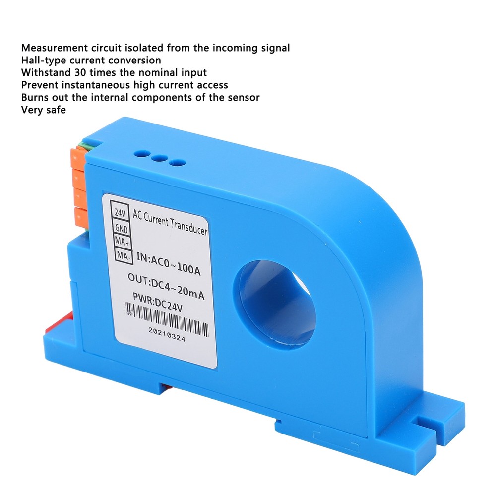 AC Current Transmitter DC4‑20mA Power Distribution Control Current Transformer