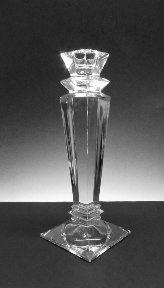GODINGER CRYSTAL EMPIRE  SINGLE LIGHT CRYSTAL CANDLEHOLDER