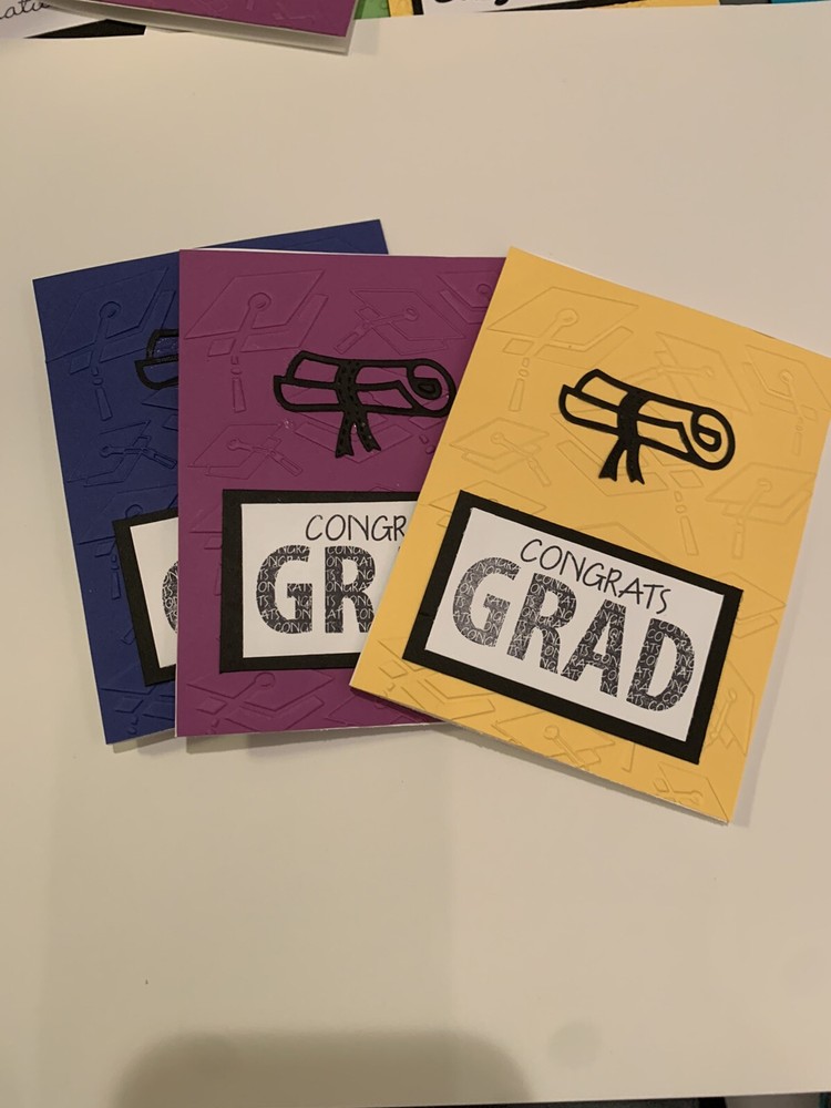 Handmade/homemade Graduation cards