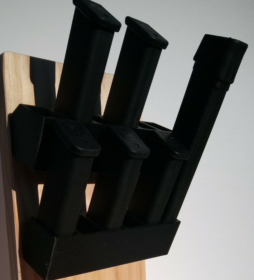 Glock Magazine Wall Mount 9mm-40cal.