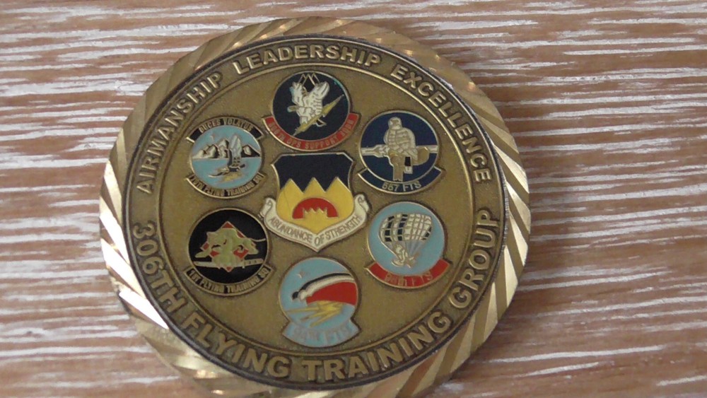 USAF 306 TRG 306th Flying Training Group Challenge Coin #A744