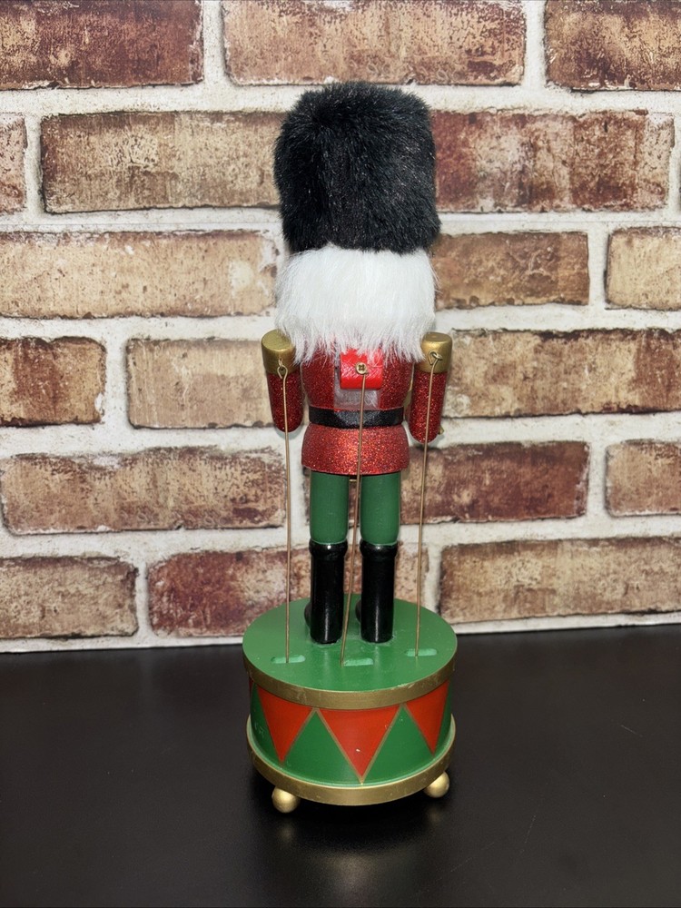 Nutcracker Wind-up Musical Marching Drummer