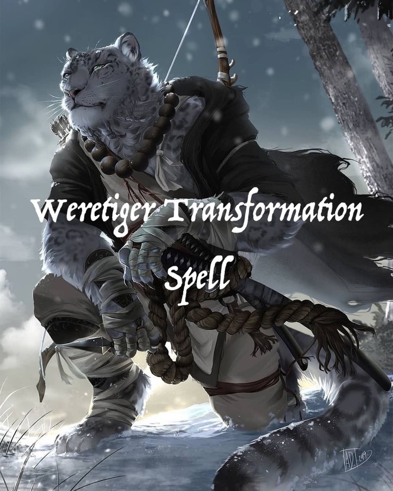 Weretiger Transformation Spell