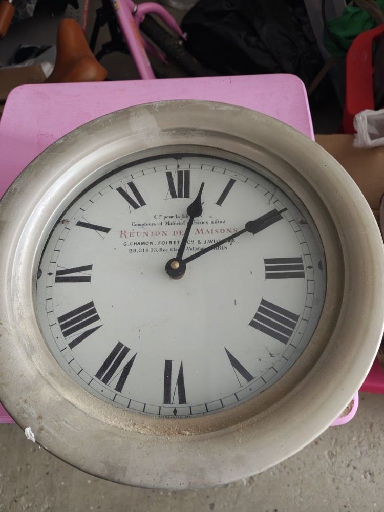 Timeworks Clock,,Not sure on Clock Face"Quartz Runs Well!