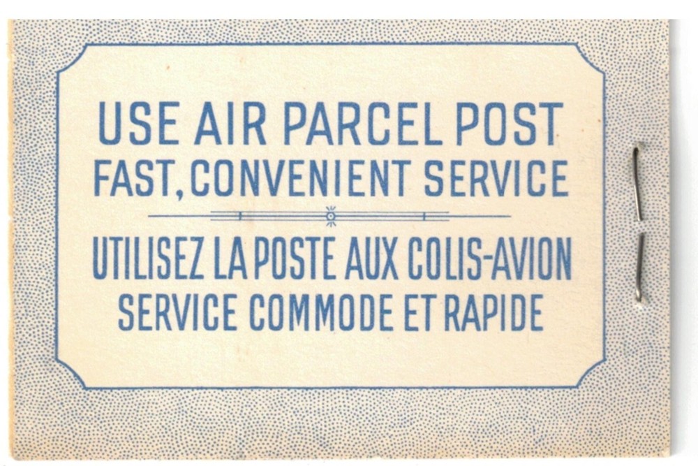 CANADA - UNITRADE BK48a (336a) - BILINGUAL - STAPLED - BEAVER - 1953