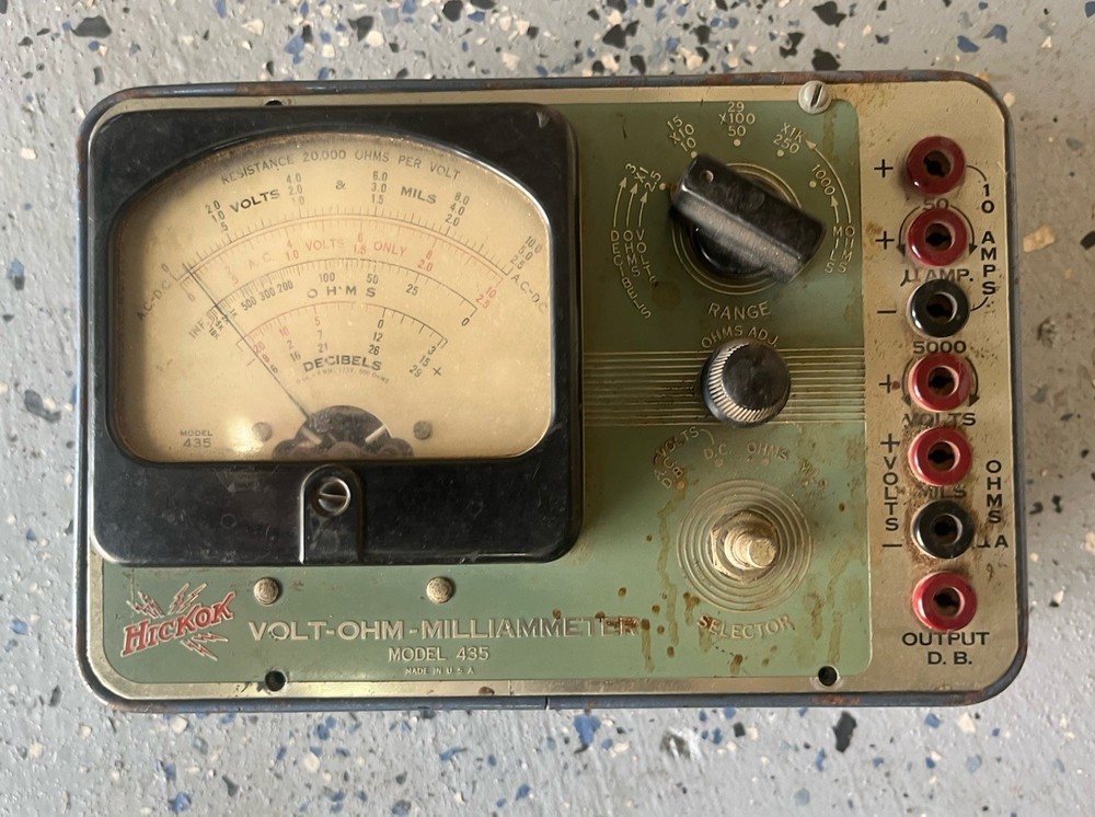 Hickok Model 435 Volt Ohm Milliammeter Tester