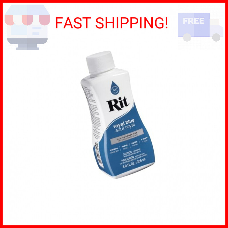 Rit Purpose Liquid Dye, 8 Oz, Royal Blue
