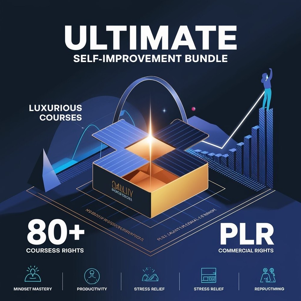 "🔥 Ultimate Self Help Bundle: 80+ Courses for Mindset, Productivity & Success!