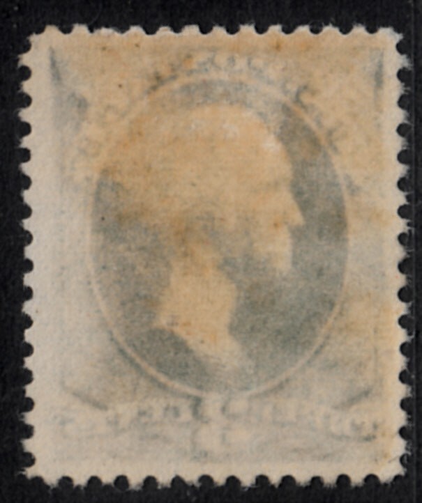 US # 207 PRINTERS ERROR LINE AT FOREHEAD, SHOULDER, SHOW THRU MINT PG H1638J