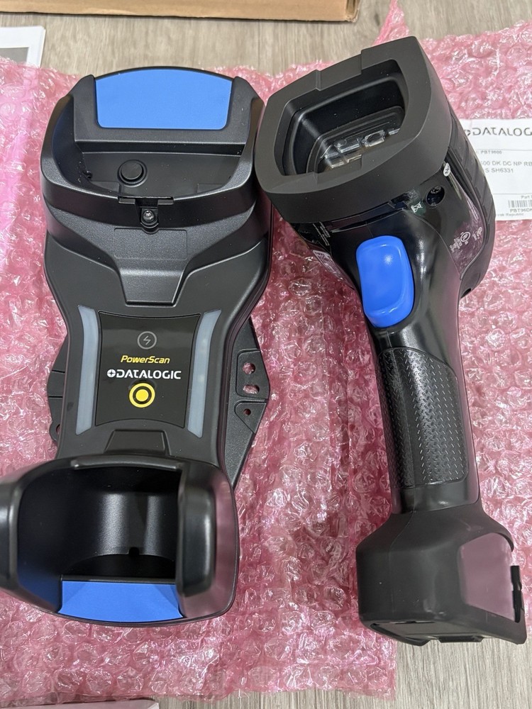 Datalogic PowerScan Wireless Barcode Scanner PBT9600 USB W/ Base BT 2D UHF RFID
