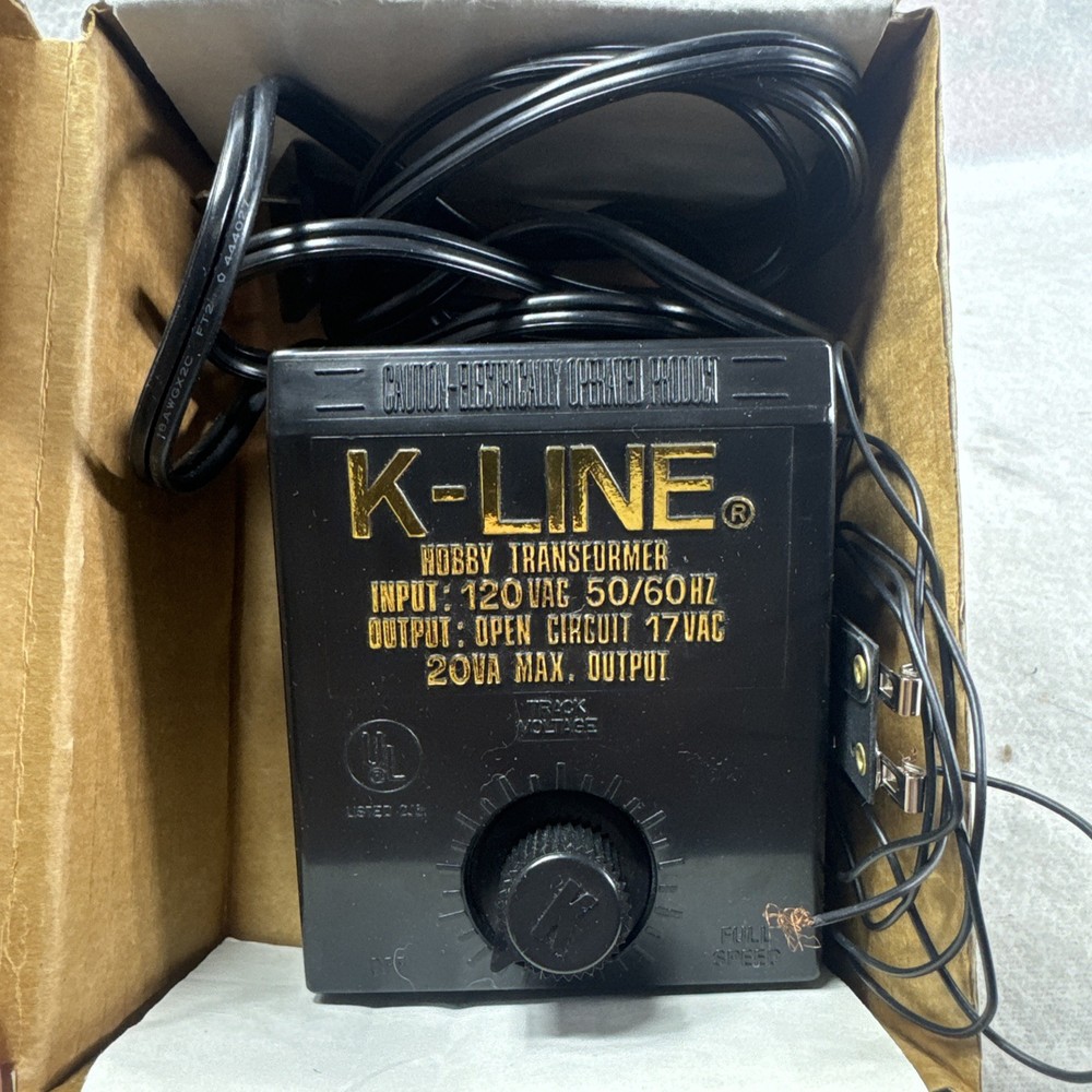 K-line O Gauge K-950 Train Transformer For Train Set Layout 20va