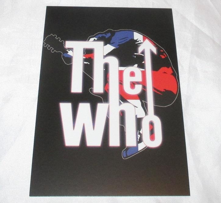 The Who Leap Official Postcard Rock
