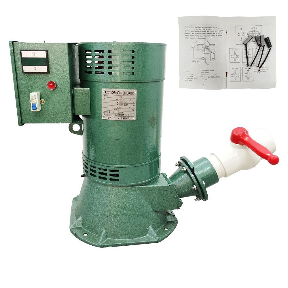 5KW Power Generation Equipment Automatic Regulated Hydraulic Generator Set