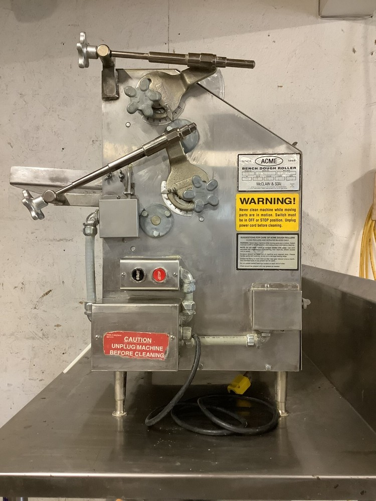 Dough Roller Sheeter Acme MRS11 115V 1phTESTED