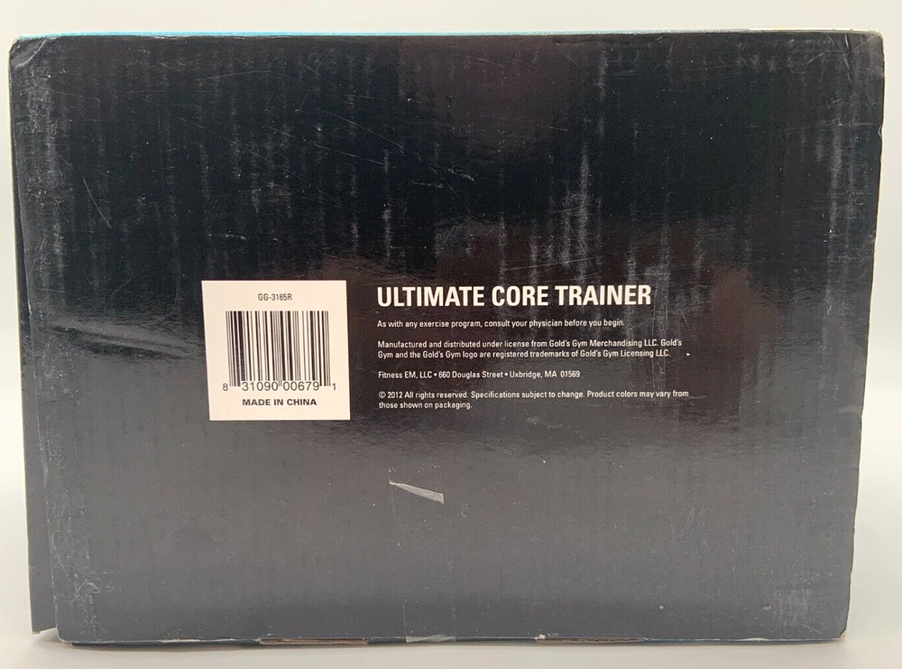 Golds Gym Ultimate Core Trainer Target Upper & Lower Abs Anti Burst PILL SHAPED
