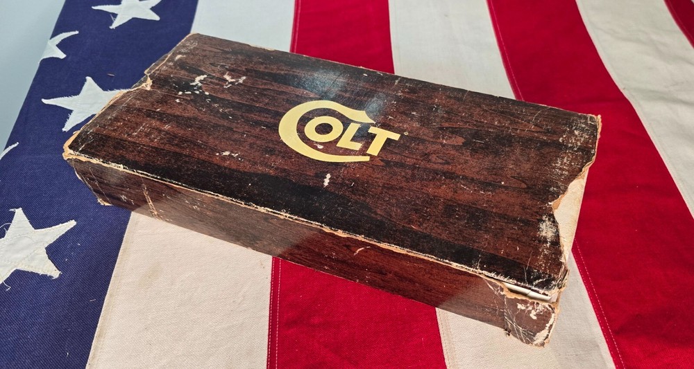 Colt Python 6 Inch Vintage Box, Paperwork, 1978 Manual .357