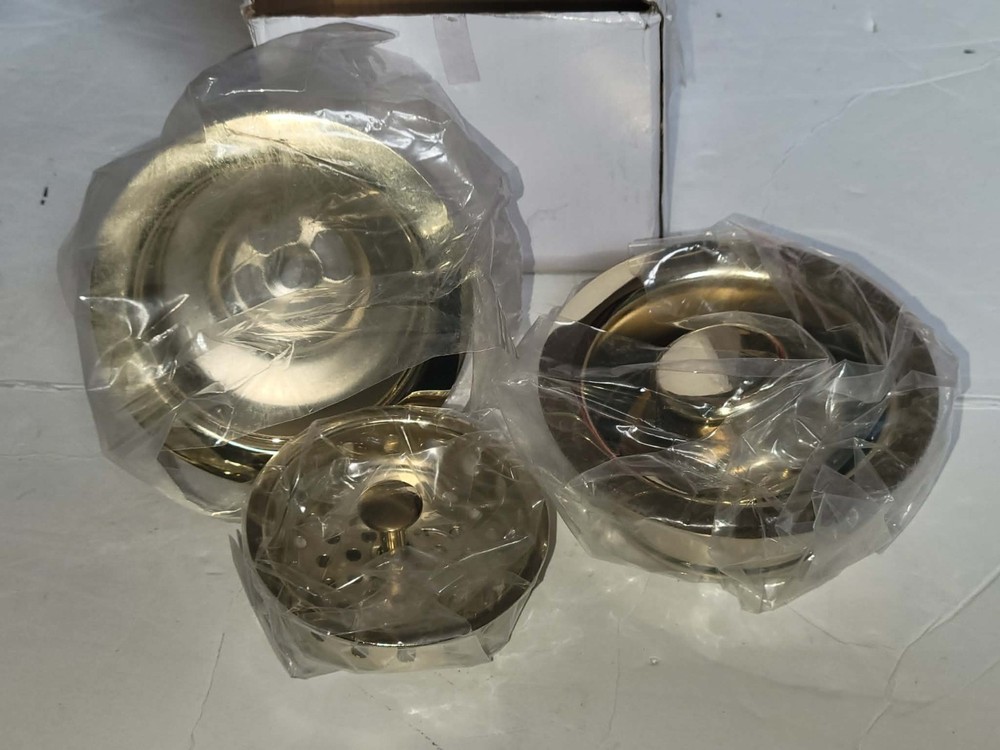 D214 & D2089 3-1/2" Kitchen Sink Drain Basket Strainer & Disposal Drain