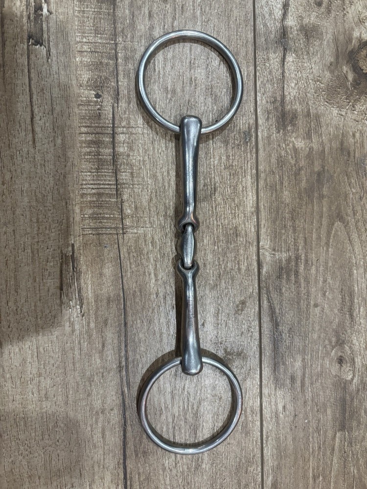 5 1/8” Stubben steel tech double jointed bradoon