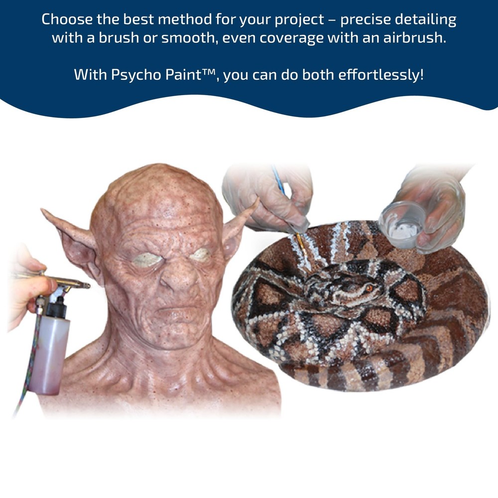 Smooth-on Psycho Paint™ Platinum Silicone Paint Base, 8-Ounce Kit