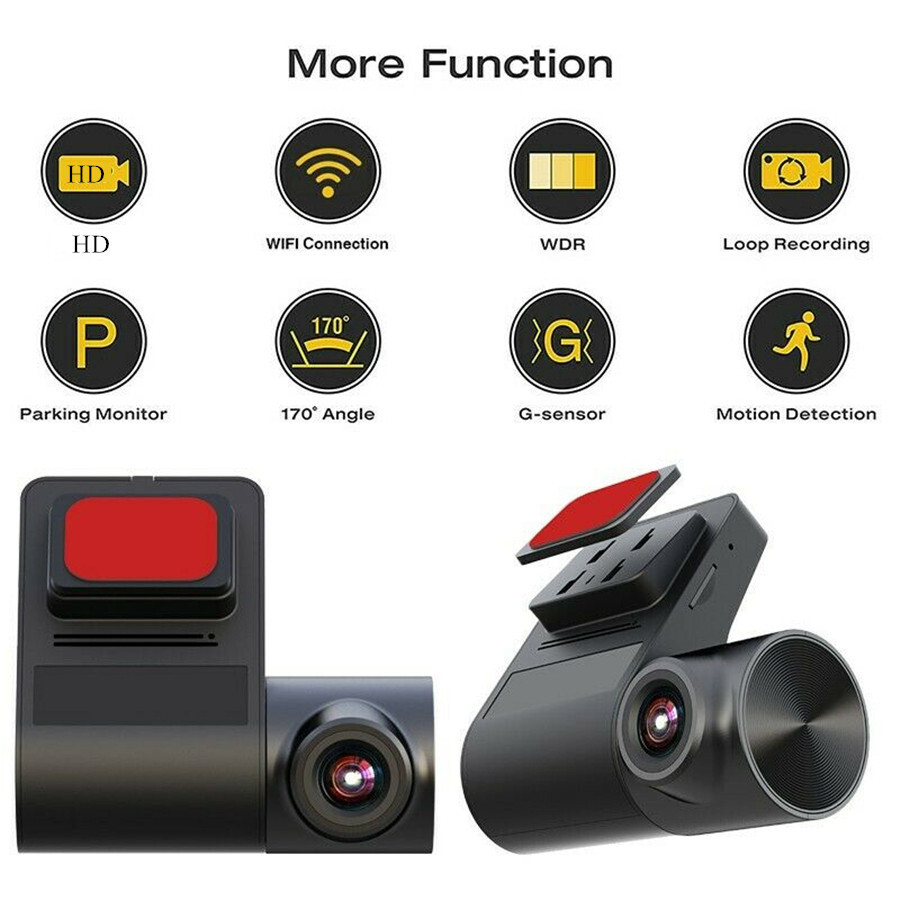 Car Android DVR Dash Camera USB WIFI Video Recorder 1080P Night Vision G-sensor