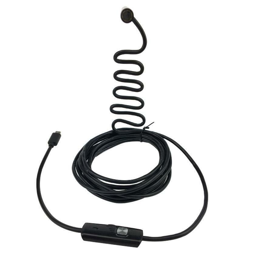 1080P Semi-Rigid USB Type-C Endoscope Inspection Camera for Android & Windows US